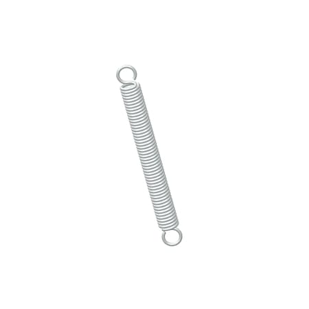 Extension Spring, O= .250, L= 2.34, W= .039